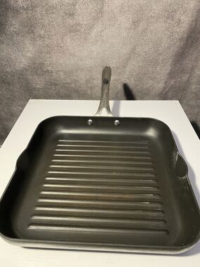 Tramontina 11.5" Square Nonstick Grill Pan Ridged Skillet Stainless Handle